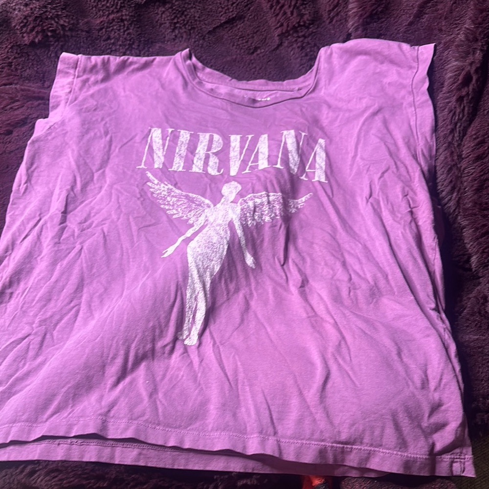 NIRVANA Lavender Angel Tee